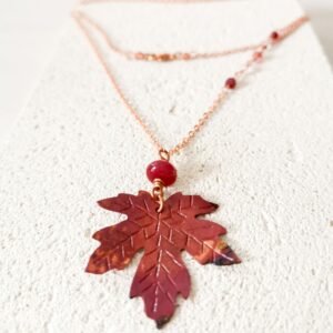 collana-acero-rame-lavorato-fuoco