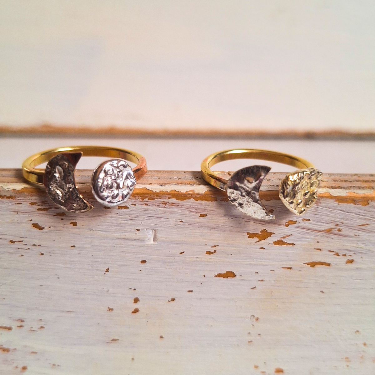 Anello Eclissi in ottone